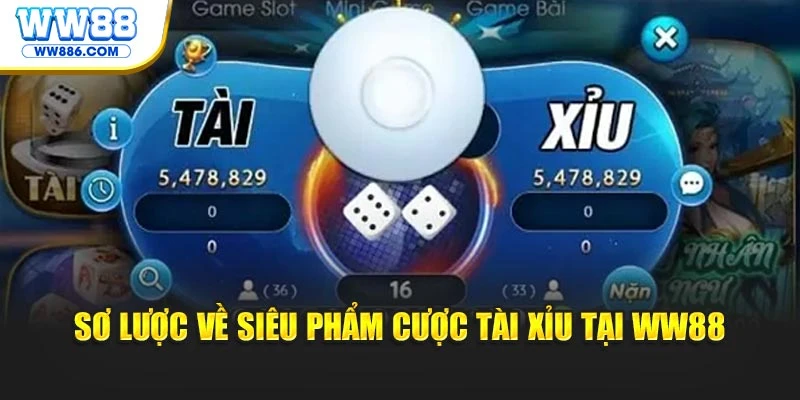 Sơ lược về siêu phẩm cược Tài Xỉu tại WW88