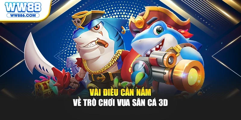 Vài điều cần nắm về trò chơi Vua Săn Cá 3D